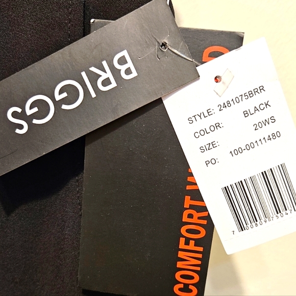 Briggs New York Plus Size Pull-On Dress Pants - Black, size 20WS - Picture 7 of 8